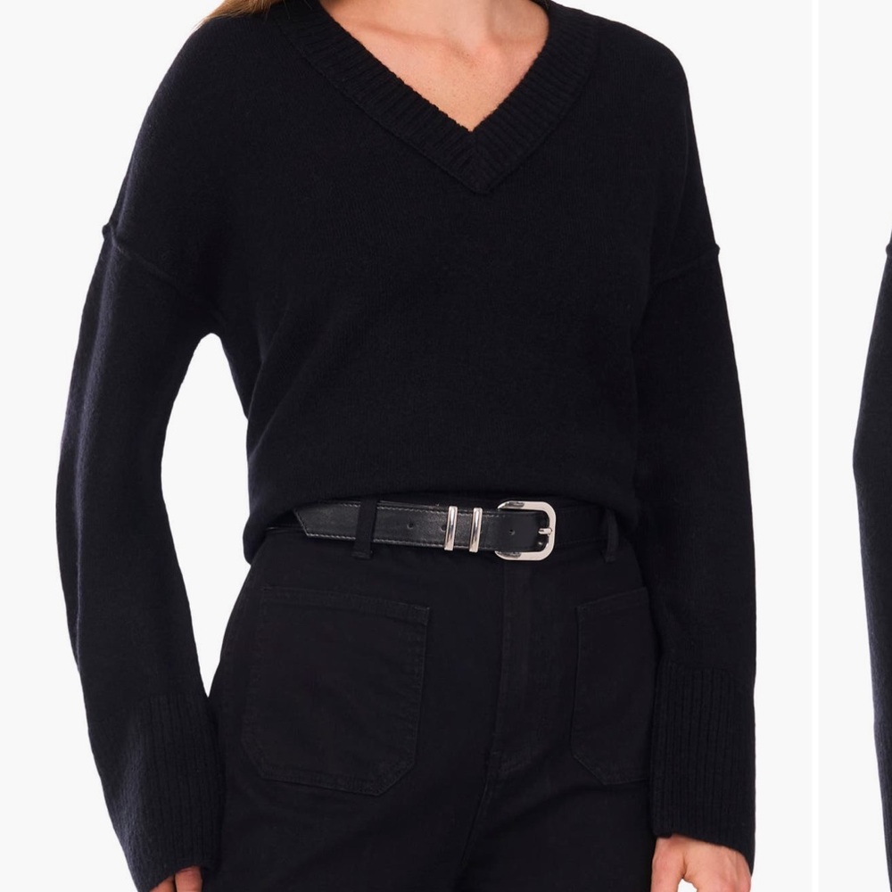Vince Camuto Black Knit Sweater